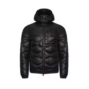 Chaqueta de lona corta para hombre OEM ODM, chaqueta de burbujas personalizada con logotipo, impermeable, a prueba de viento, chaqueta de burbujas de invierno, chaqueta de burbujas de talla grande - Product Image 1