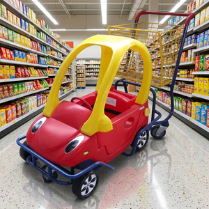 Asiento de Coche para Niños de 135L/50-80KG, Bonito y Divertido, para Carrito de Compras - Product Image 2