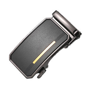 Toptan erkek rahat inek gizlemek deri altın otomatik alaşım iş lüks stil özel Logo sınır ötesi pantolon yüksek dereceli - Product Image 4