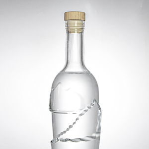 Botella de Vidrio Transparente de Alta Calidad, Libre de Plomo, de 500ml <span class=keywords><strong>y</strong></span> 750ml, para Whisky, Vino de Burdeos, Cerveza, <span class=keywords><strong>Mezcal</strong></span>, con Calcomanía, Venta al Por Mayor - Product Image 3