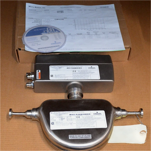 Misuratore di portata massica Emerson in acciaio inossidabile 316L misuratore di Micro movimento ELITE CMFS015M Coriolis con Tri morsetto sanitario - Product Image 5