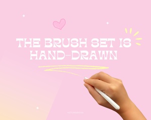 OEM ODM Pinceaux de pose corporelle décontractée Chibi en acrylique pour Procreate, tampons et pochoirs pour <span class=keywords><strong>Photoshop</strong></span> et Clip Studio Paint - Product Image 6