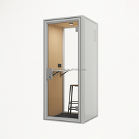 Installation facile nacelle de travail acoustique amovible pour insonorisation cabine vocale acoustique pour salle privée portable