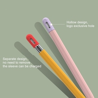 Pour Apple Pencil (USB-C) 3rd Candy Color Case Cover Silicone Sleeve Skin, Housse de protection mignonne pour iPad Tablet Touch Stylus Pen