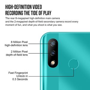 KXD D68S Ponsel Android 10, 2GB RAM + 32GB ROM 6.088 Inci Quad Core Hingga 1.5GHz SIM Ganda Murah (Hijau) - Product Image 4