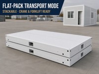 Maison modulaire pliable sur mesure OEM ODM pour clinique, salle de classe, hôpital de campagne, hôtel, atelier – Maison préfabriquée pliable en X