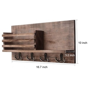 Entryway Mail Holder Organizer <strong>Wall</strong> Mount <strong>Key</strong> Holder <strong>Rack</strong> <strong>for</strong> <strong>Wall</strong> - Product Image 4