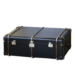 Sang trọng cổ điển mỹ phong cách da chính hãng ngực đa chức năng Bàn cà phê - Product Image 1