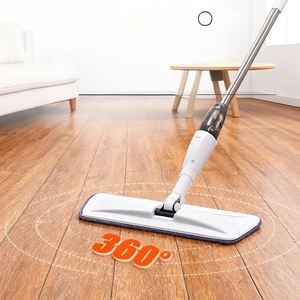 Mopa Reutilizable con Cabezal Giratorio de 360°, para Limpieza en Seco y Húmedo, Mopa con Spray para <span class=keywords><strong>Limpiar</strong></span> Pisos de Madera, para Hogar, Cocina y Sala de Estar - Product Image 4