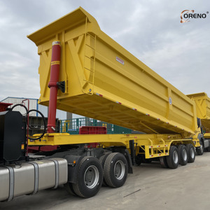 Semi-remorque à benne basculante arrière à 3 essieux de 45 tonnes pour le <span class=keywords><strong>transport</strong></span> de marchandises sur route longue distance - Product Image 5