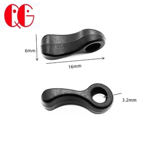 Mini plastik 3mm çan kordon kilidi asma çan kuyruk kanca kordon kilidi toka için fermuarlı çanta giysi açık kapanış halat aksesuarları - Product Image 2