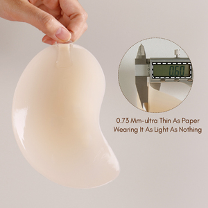 Núm vú Áo ngực Silicone vú Áo ngực dính trên áo ngực backless quây vô hình dính đẩy lên áo ngực cho phụ nữ cắt thấp bên Dresses - Product Image 3