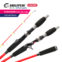 Joran Pancing Air Asin 1.5m 1.68m 1.8m 1.5 Seksi 30-200g Spinning Casting Rod Serat Karbon Solid Keramik Guide Joran Boat untuk Ikan Besar