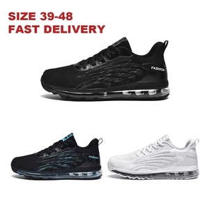 Scarpe da ginnastica alte da uomo comode in mesh, sportive casual nere, taglie grandi, ammortizzate, stringate, traspiranti, per primavera e inverno - Product Image 6