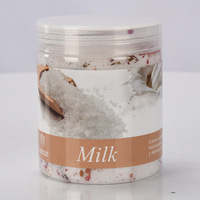 Wholesale Lavender Bath Salt with Petals Gentle Exfoliating Scrub for Body Foot Spa Scented Relaxing Aromatherapy Bulk
