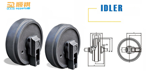 חלקי חילוף התחתון גלגל עגלה גלגל ex15 x22 9134478 9312918 עבור hitachi בנייה מיני מחפר - Product Image 4