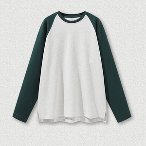 Nuevo diseño de calidad de lujo de algodón de ajuste suelto poco hombro gota marca en blanco de gran tamaño de los hombres camiseta - Product Image 1