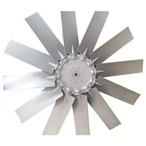 200mm - 2000mm diameter casting machined axial flow fan aluminum impeller