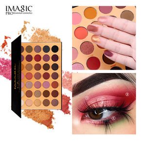 <span class=keywords><strong>Palette</strong></span> d'ombres à paupières IMAGIC, vente en gros professionnelle, haute pigmentation, mat, scintillant, végan, sans cruauté, maquillage pour les yeux, pour la revente de marque - Product Image 4