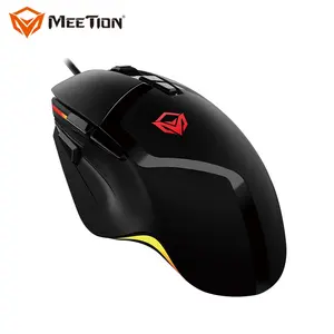 Souris de jeu MEETION G3325 10000 DPI RGB rétro-éclairage étanche grand fil Gaiming