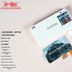 Qiao BangZhu HK10 ultra3 Max Smartwatch ai dịch Màn hình AMOLED Bộ nhớ lớn không thấm nước (IP68) trả lời cuộc gọi <span class=keywords><strong>Android</strong></span> - Product Image 4