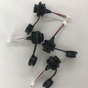 カスタム耐久性1061/24awg 300v錫メッキ端子2ピン/4ピン/3ピン航空ケーブル/航空ワイヤーオスコネクタ (ダストカバー付き) - Product Image 2