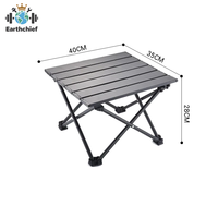 Table de camping pliable en acier carbone pour l'extérieur, table de pique-nique, table de barbecue, mobilier d'extérieur pour 2 à 4 personnes