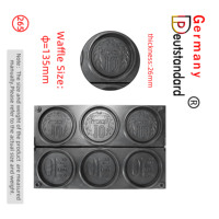 Machine à pain ronde à gaufres électrique 220V 110V avec CE