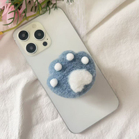 Support de téléphone de bureau mini étanche avec fonction anti-rayures motif chat, vente directe usine, usage personnel