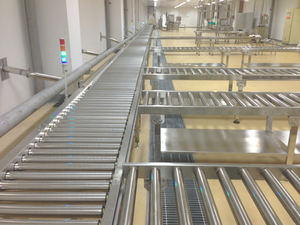 Güçlendirilmemiş SUS304 paslanmaz çelik yerçekimi manuel sarma çubuğu konveyör rulo tablosu - Product Image 6