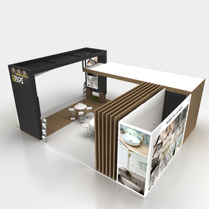 Stand Espositivo Personalizzato in Legno Riciclato, Stand Personalizzati per Cucina e Bagno - Product Image 3