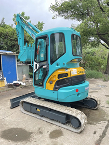 Mini-excavatrice Kubota U35S d'occasion, 3,5 tonnes, sans queue, très demandée, excavatrice hydraulique japonaise d'origine, idéale pour les travaux de canalisation. - Product Image 2