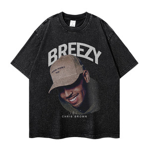 T-shirts surdimensionnés très populaires pour femmes, style vintage années <span class=keywords><strong>90</strong></span>, hip-hop, <span class=keywords><strong>rap</strong></span>, effet délavé à l'acide, personnalisables - Product Image 3