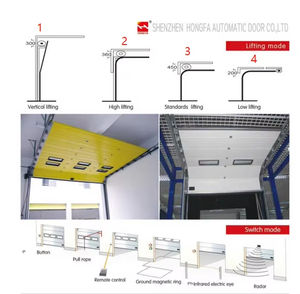 Portes <span class=keywords><strong>de</strong></span> <span class=keywords><strong>garage</strong></span> sectionnelles isolantes automatiques en acier galvanisé pour maisons, vente en gros en Chine - Product Image 3
