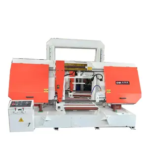 Cnc döner açı Metal kesme şerit testere makinesi Ghz4235 yatay şerit testere makine ile 5 yıl garanti