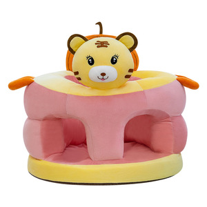 <span class=keywords><strong>Fauteuil</strong></span> d'apprentissage pour bébé en <span class=keywords><strong>peluche</strong></span> motif Ours Lapin, avec dossier anti-chute pour nourrisson et tout-petit - Product Image 5
