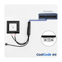 Lector de Tarjetas NFC QR Ultraligero HF RFID 13.56 MHz Controlador de Acceso Ethernet POE Lector de Tarjetas QR Dinámico en Existencia