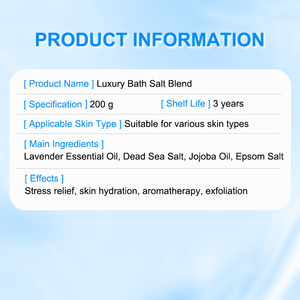 <span class=keywords><strong>Sel</strong></span> de Bain Exfoliant, Blanchissant et Hydratant au <span class=keywords><strong>Sel</strong></span> Marin et à la Lavande, Naturel et Biologique, Marque Privée, Vente en <span class=keywords><strong>Gros</strong></span> OEM, Luxe - Product Image 6