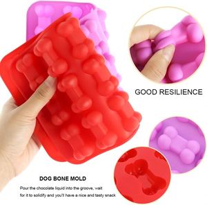 Bone-Shaped Silicone Mold - 18 Cavities - Wholesale Stock (Chocolate, Ice Cube, <b>Cake</b>) - Product Image 3