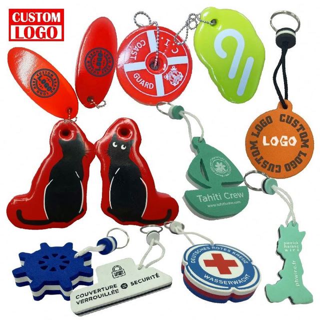 Water-proof Custom Keychain Floating Keychain Boat Water-proof Eva Materia Nautical Foam Floating Keychain