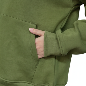 US Local Stock Sage Green Hoodie pour femmes coton polaire pull à capuche décontracté Streetwear prêt à expédier sans tarif livraison rapide - Product Image 1