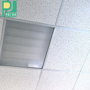 Usine <span class=keywords><strong>de</strong></span> Guangzhou <span class=keywords><strong>de</strong></span> tuile <span class=keywords><strong>de</strong></span> <span class=keywords><strong>plafond</strong></span> acoustique en fibre minérale fissurée fine - Product Image 1