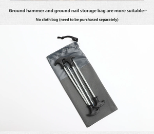 20 Pcs Heavy Duty Spiral <b>Ground</b> Anchor, Galvanized Steel T-Handle Screw-In Tent Stake for Outdoor Camping Canopy - Product Image 3