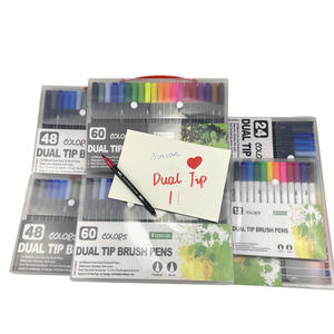 Juego de Marcadores de Arte con Punta Doble y Logotipo Personalizado en 100 Colores - Product Image 5