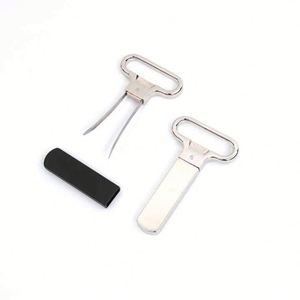Wholesale Hot Selling Customizable Durable Stainless Steel Two Prong Wine Cork <b>Puller</b> Screw Bottle Opener Gift - Product Image 4