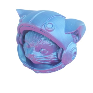 Figurine d'action de chat imprimée en 3D sur mesure, mini figurine, modèle de combinaison spatiale tendance, jouet à l'échelle 1:48, articulations mobiles, plastique durable - Product Image 2