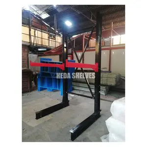 Warehouse Cantilever Racking System Industrial Metal Heavy Duty Cantilever Rack Single Double Sided Cantilever Racking