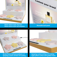 APEX présentoir de soins de la peau de beauté au design personnalisé présentoir de parfums de comptoir de maquillage cosmétique pour magasin de détail