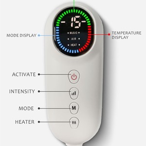 Compresse chaude pour les yeux et <span class=keywords><strong>massage</strong></span> de la tête pouvant être connectés à un masseur de tête Bluetooth - Product Image 2