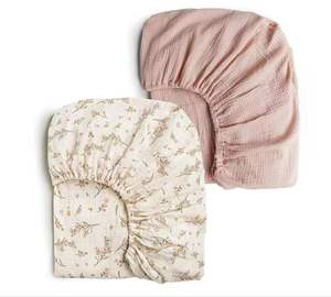 Housse de transat bébé en coton doux 40S de haute qualité, respirante, pour nid d'ange, 45*75CM, ajustement universel pour tout-petits et nouveau-nés - Product Image 2